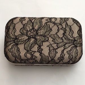 Banana Republic Black and Gold Clutch